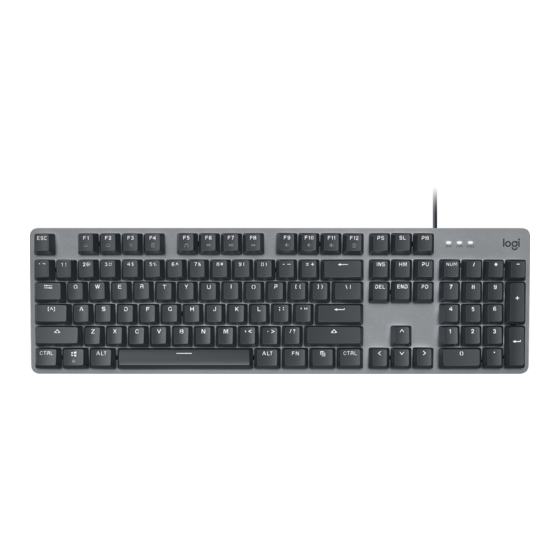 Logitech K845 Mechanical Corded Aluminum Keyboard