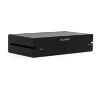 Savant S2 Quick Reference Manual
