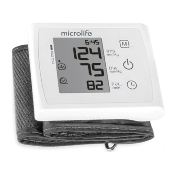 Microlife BP W3 Comfort Manual