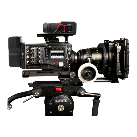 Vision Research Phantom Flex4K Manuals
