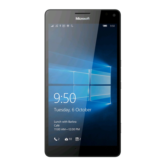 Microsoft Lumia 950 XL Dual SIM Manuals