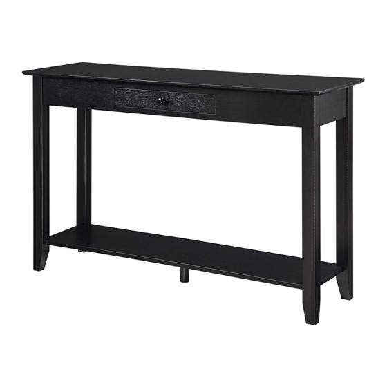 convenience concepts 7103081-BL Quick Start Manual