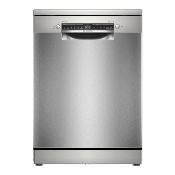 Bosch SMS4ECI26E/01 Information For Use