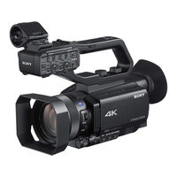 Sony HXR-NX80 Operating Manual