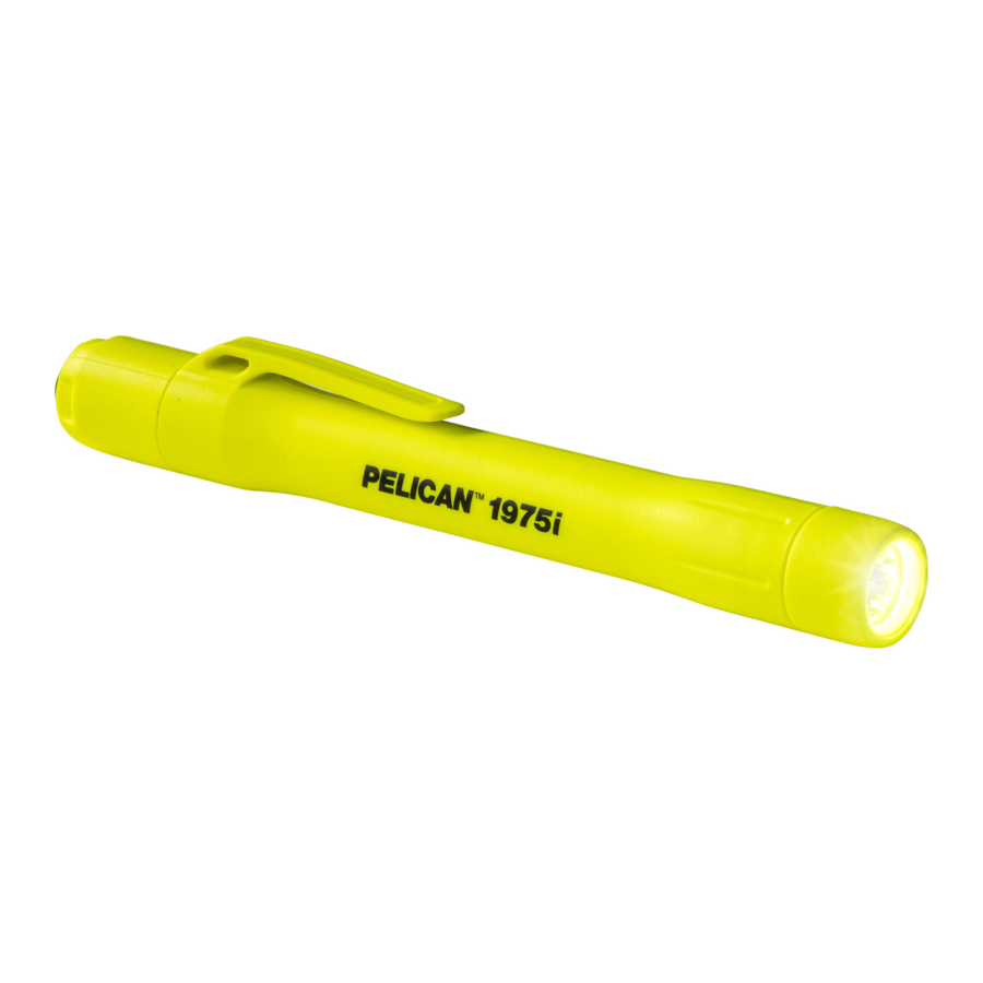 Pelican 1975i- 117 Lumens LED Flashlight Manual