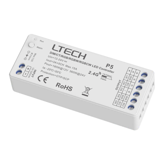 Ltech P5 Quick Start Manual