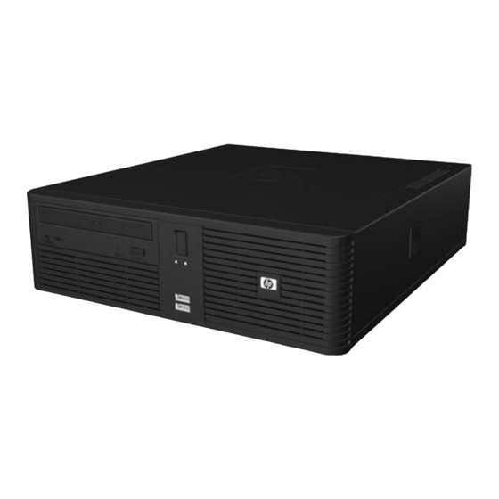HP Rp5700 Illustrated Parts & Service Map