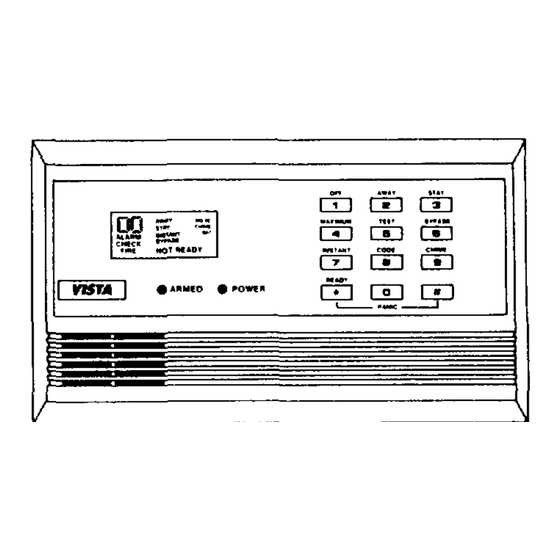 ADEMCO Vista Series 4120EC User Manual
