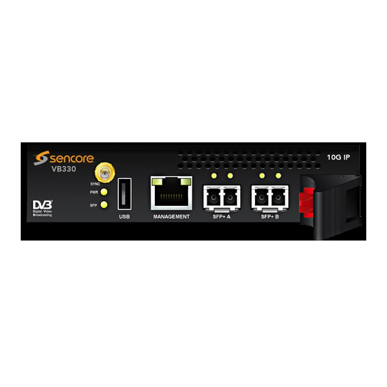 Sencore VB330 User Manual