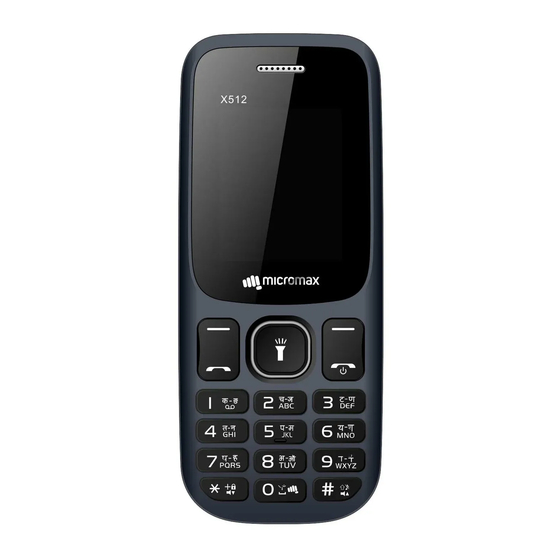 Micromax X512 User Manual