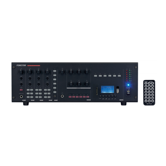 User Manuals: FONESTAR MAZ-6600RU Zone Matrix Amplifier