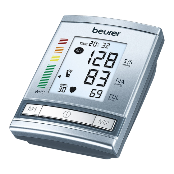 BEURER MEDICAL BM 60 INSTRUCTIONS FOR USE MANUAL Pdf Download ManualsLib