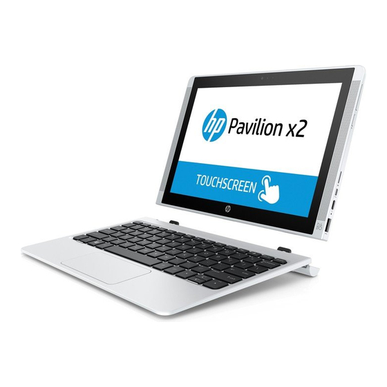 Hp Pavilion X2 Detachable Pc Product End Of Life Disassembly Instructions Pdf Download Manualslib 4363