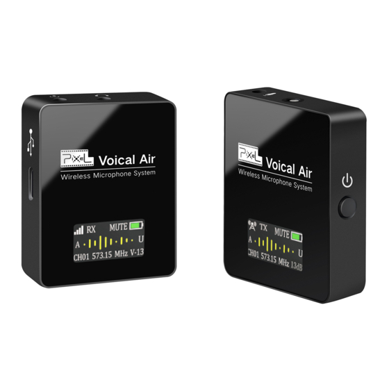 PIXEL VOICAL AIR USER MANUAL Pdf Download ManualsLib