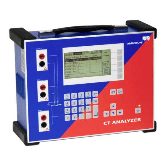 Omicron CT Analyzer Getting Started