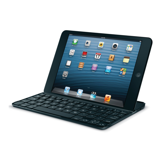 LOGITECH ULTRATHIN KEYBOARD MINI SETUP MANUAL Pdf Download ManualsLib