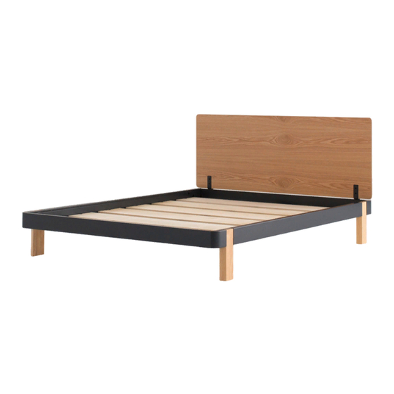 Tuft and needle contrast shop platform bed