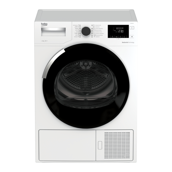 Committee specification Nationwide BEKO DH 8444 RX USER MANUAL Pdf Download | ManualsLib