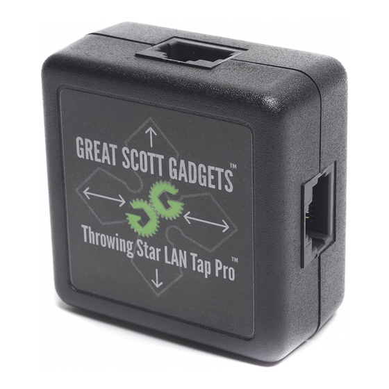 GREAT SCOTT GADGETS THROWING STAR LAN TAP KIT INSTRUCTIONS Pdf Download