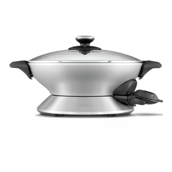 BREVILLE THE HOT WOK PRO BEW600 INSTRUCTION BOOKLET Pdf Download