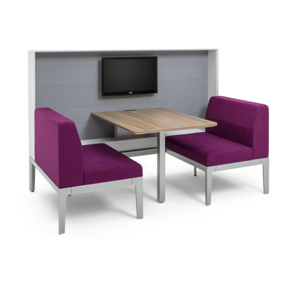 STEELCASE REGARD BOOTH WITH TABLE MANUAL Pdf Download ManualsLib