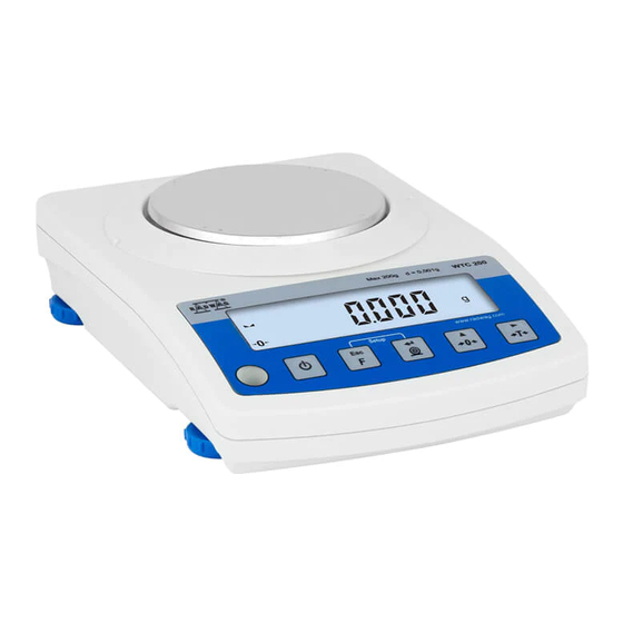 User Manuals: WTC WTC 200 Precision Balance