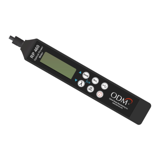 Ripley ODM RP 460 Manual