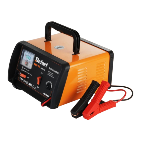 Defort DBC-10 User Manual