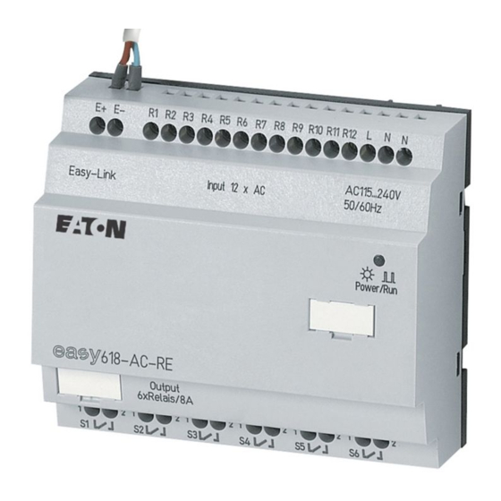 EATON EASY618 SERIES INSTRUCTION LEAFLET Pdf Download | ManualsLib