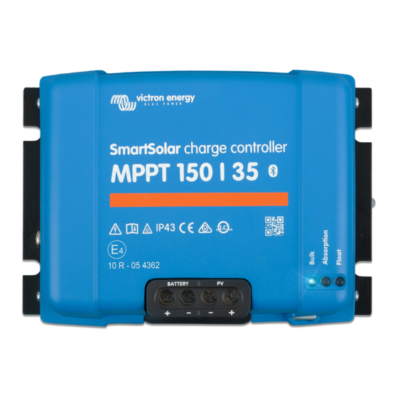 Victron energy SmartSolar MPPT 150/35 Manual