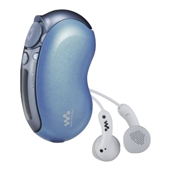 Sony Walkman NW-E303 Quick Start Manual