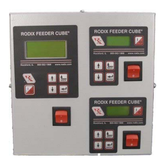 Rodix FEEDER CUBE VFC-3-200-2 Manual