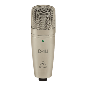 Behringer C-1U Quick Start Manual