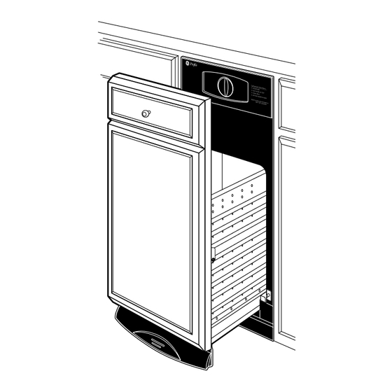 GE GCG1700P Built-In Trash Compactor Manuals