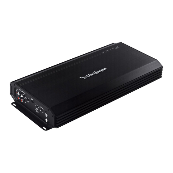 Rockford Fosgate R1 000-1 d Installation & Operation Manual