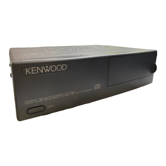 Kenwood KDC-C601 Instruction Manual