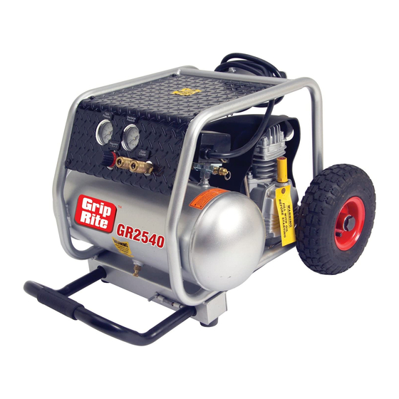 Grip Rite GR2540 Operating Manual And Parts List