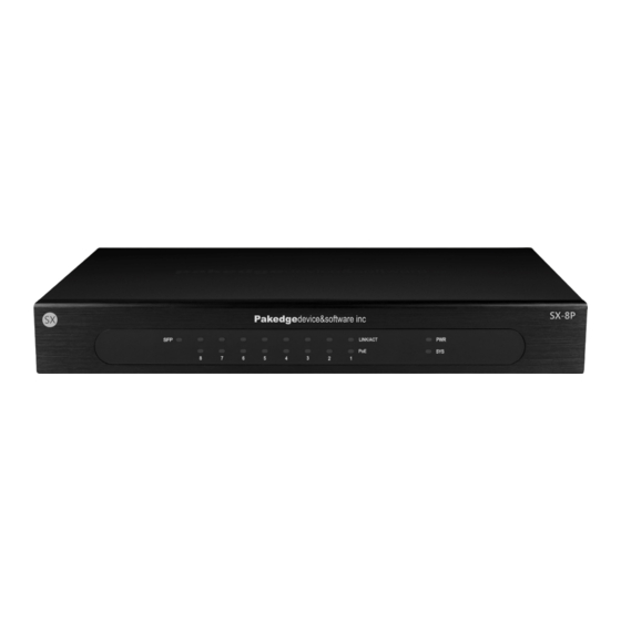Pakedge SX-8P User Manual