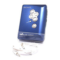 Sony Walkman WM-EX501 Operating Instructions