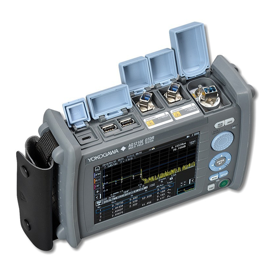 YOKOGAWA AQ1210A Getting Started Manual