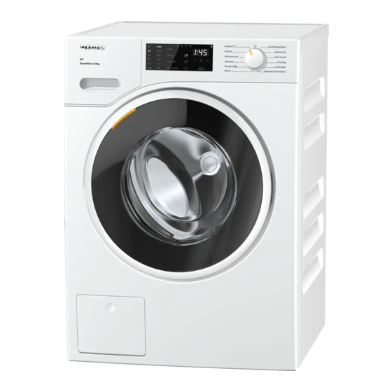 Miele WWD 320 Washing Machine Manuals