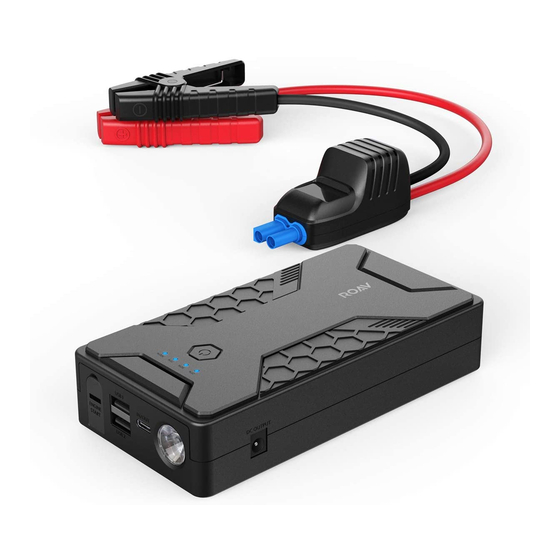 ROAV JUMP STARTER PRO 1000A USER MANUAL Pdf Download ManualsLib