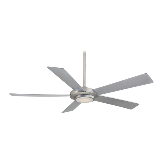 MINKA GROUP MINKA AIRE SABOT INSTRUCTION MANUAL WARRANTY CERTIFICATE