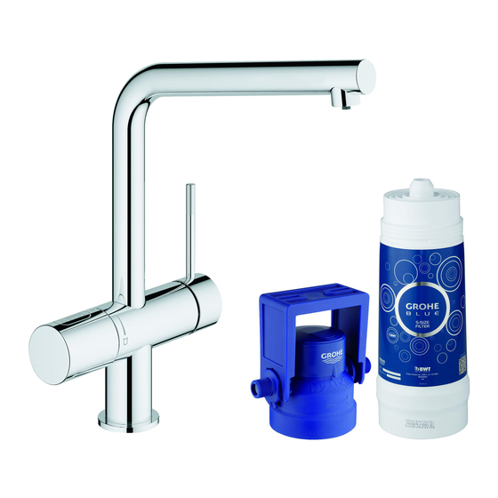 Electrical Installation - Grohe Blue Minta Pure Manual [Page 7]