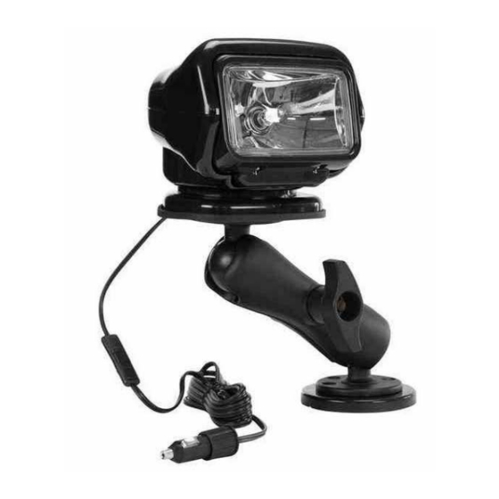 Larson Electronics - Infrared Remote Control LED Spotlight - Permanent  Mount, Weatherproof - Black