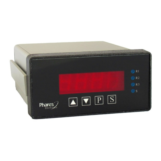 PHARES ELECTRIC T6 TACHOMETER USER MANUAL Pdf Download ManualsLib