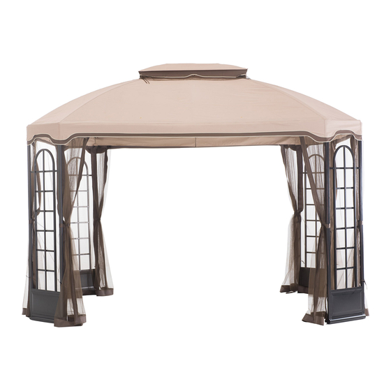 ESSENTIAL GARDEN TERRACE GAZEBO LGZ454PSTC OWNER'S MANUAL Pdf