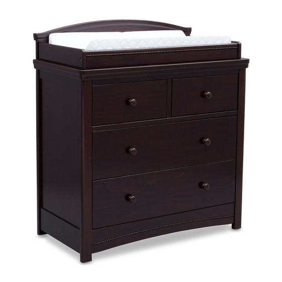 DELTA CHILDRENS PRODUCTS SIMMONS JUVENILE FURNITURE EMMA 4 DRESSER