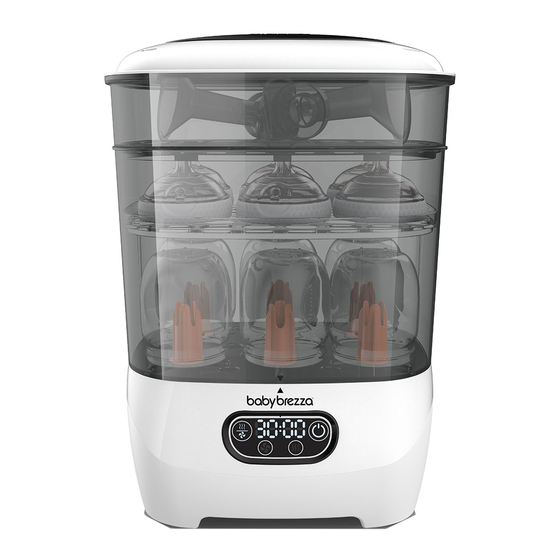 Baby brezza bottle sales sterilizer manual