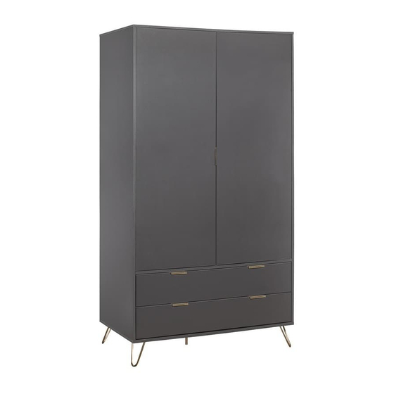 Birlea ARLO 2 DOOR 2 DRAWER WARDROBE Manuals